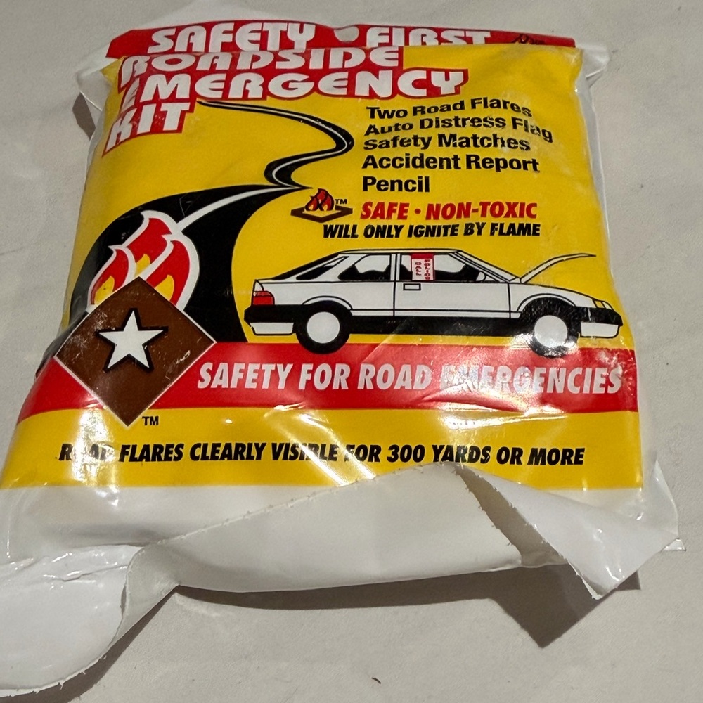 Safety First Roadside Emergency Kit - Yellow